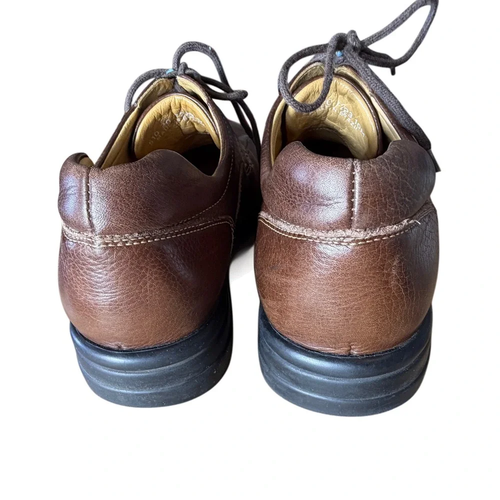 Johnston & Murphy Brown Leather Comfort Oxford Shoes Men's 10M Casual USA